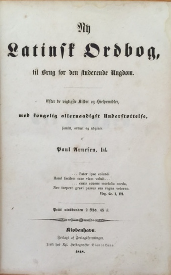 Latinsk-Dansk Ordbog