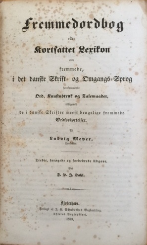 Meyers Fremmedordbog